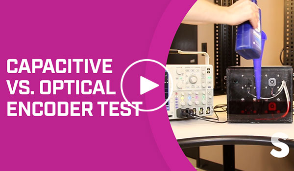 Same Sky in the Lab - Capacitive vs Optical Encoder Oil Test（容量性エンコーダー対光エンコーダーのオイル・テスト）