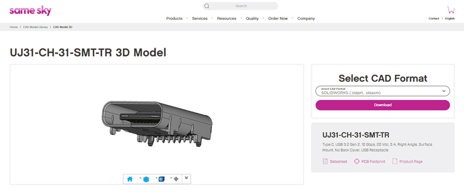 Screenshot showing Same Sky’s 3D model viewer tools