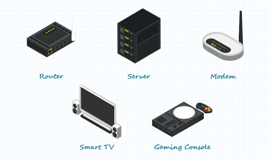 Images of various applications for RJ45 connectors