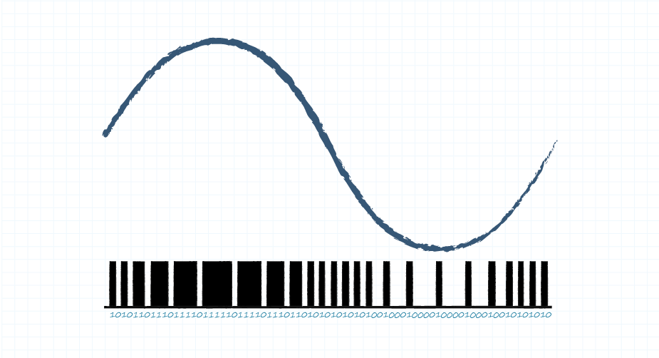 Drawing of pulse density modulation (PDM) protocol