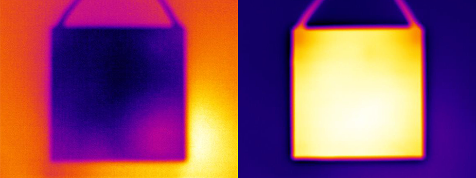 arcTEC構造を持つペルチェモジュールで均一な温度分布を示したIR検査