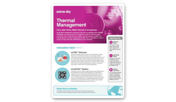 Thermal Management Brochure