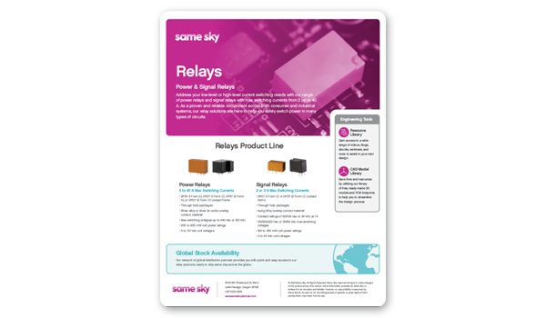 Relays Brochure