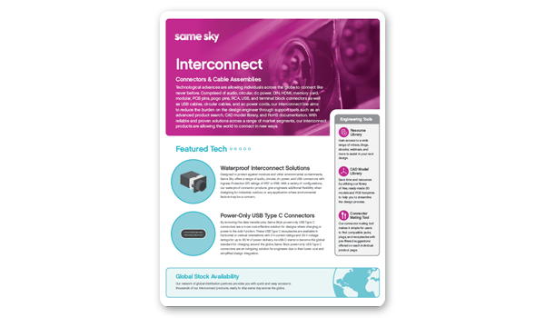 Interconnect Brochure